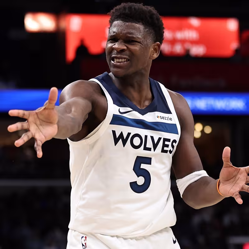 Anthony Edwards, estrella de Minnesota Timberwolves. 