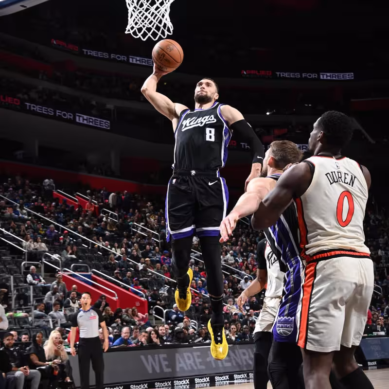 Zach LaVine, jugador de Sacramento Kings. 