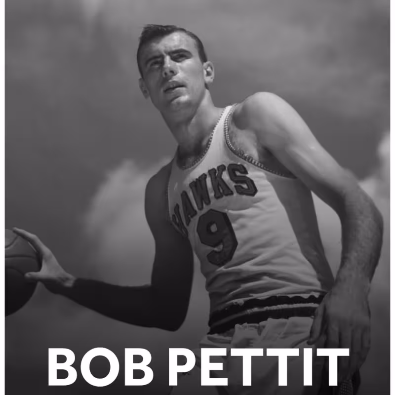 Ha fallecido Bob Pettit, leyenda de los Hawks y de la NBA.