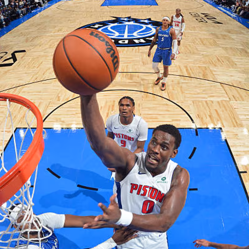 Jalen Duren, renovación con Detroit Pistons. Foto: gettyimages