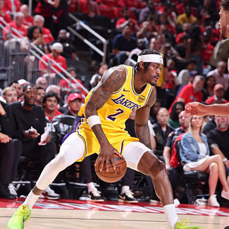 Jarred Vanderbilt, imposible de vender para los Lakers. Foto: gettyimages