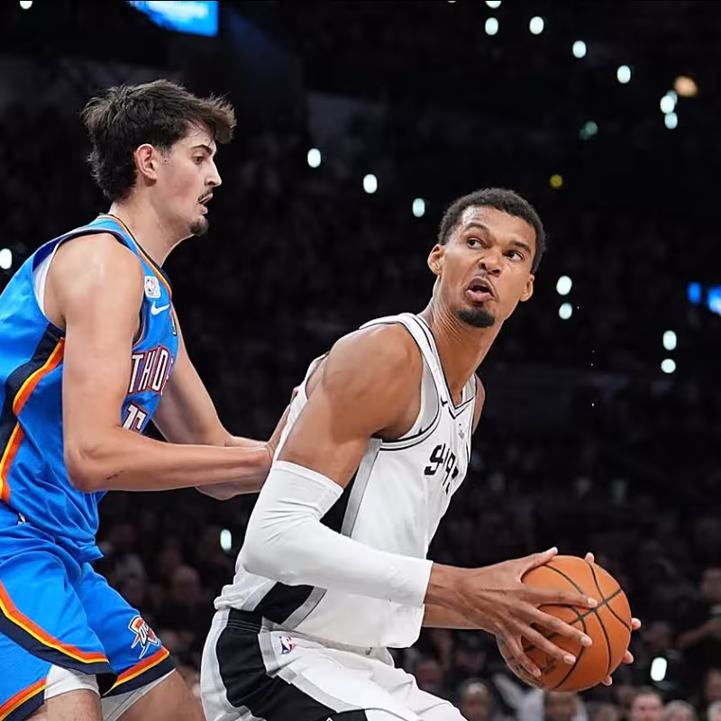 Aday Mara, en su debut en la NBA. Foto: gettyimages