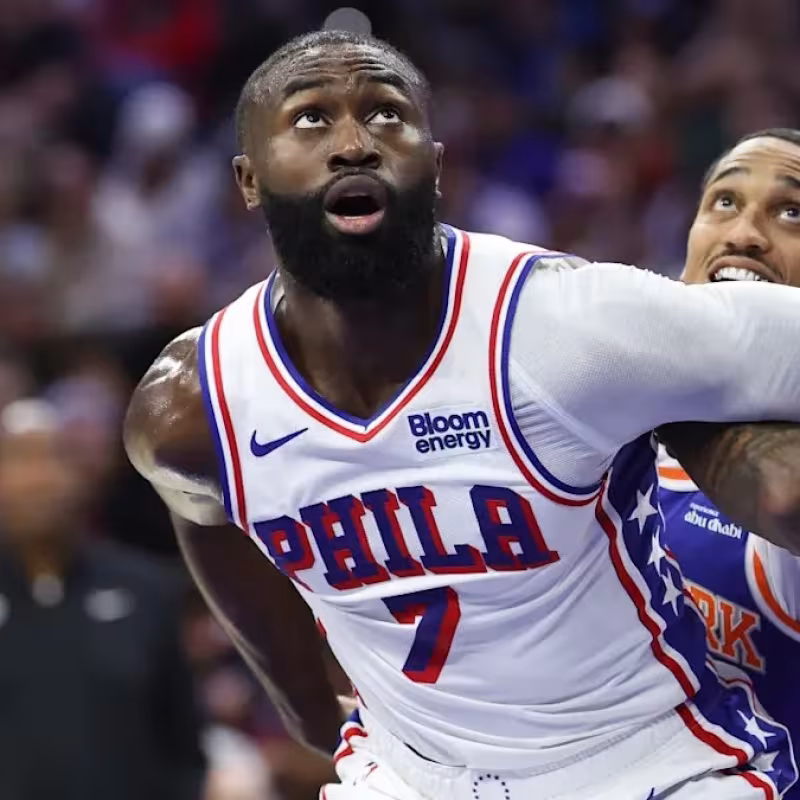 Jaylen Brown, jugador de Philadelphia 76ers.