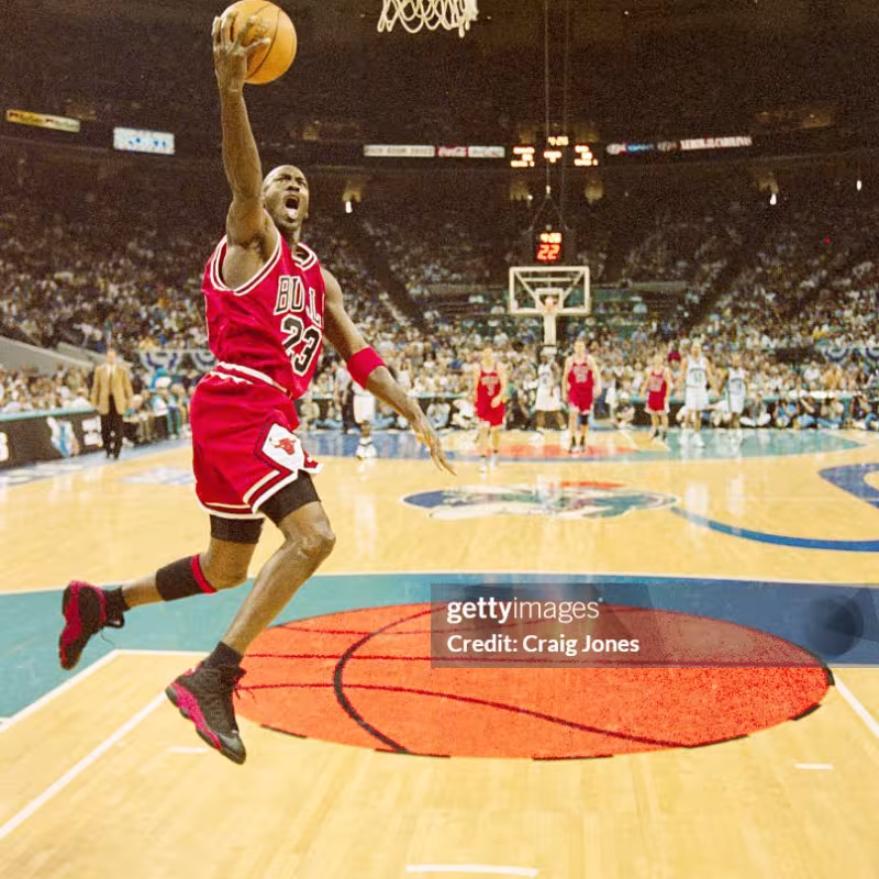 Michael Jordan, estrella de Chicago Bulls en los noventa