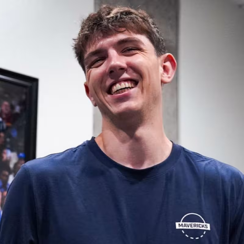 Sergio de Larrea, jugador español de los Dallas Mavericks