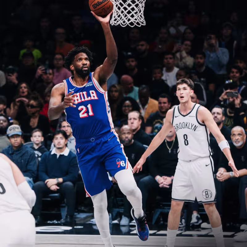 Joel Embiid, estrella de Philadelphia 76ers