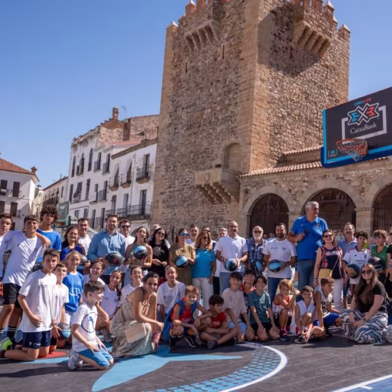 Cáceres acoge la novena parada del Circuito 3x3