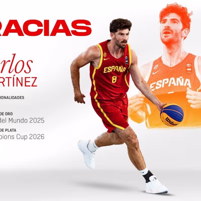 Carlos Martínez cierra su etapa en la Selección 3×3