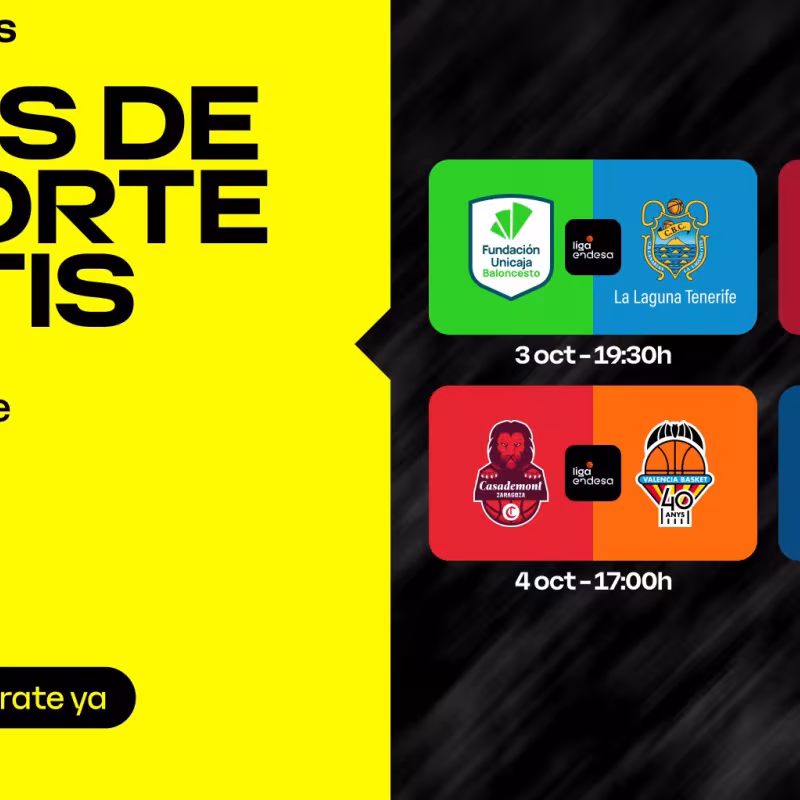 Liga Endesa abre jornada 2 con seis partidos gratis