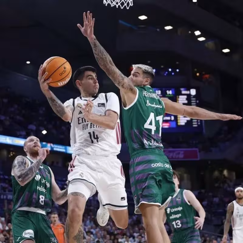 Madrid se impone al Unicaja en los últimos segundos