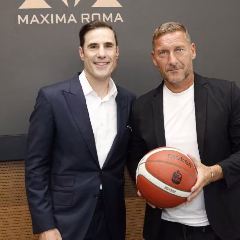 Maxima Roma presents its project with Totti and ambition for the EuroLeague.