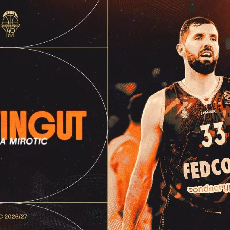 Mirotic llega a Valencia Basket para 2026-27