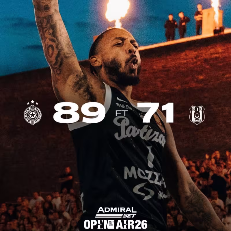 Partizan vence al Besiktas en la final del torneo Admiral