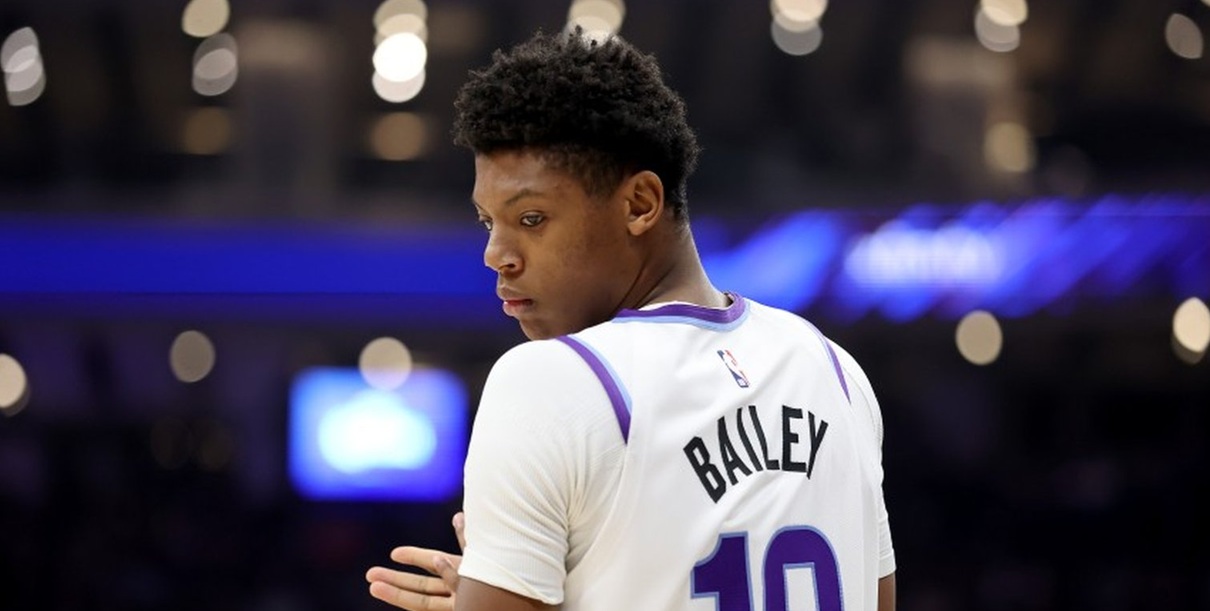 Ace Bailey, player for the Utah Jazz.