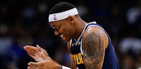 Bruce Brown, player for the Denver Nuggets.