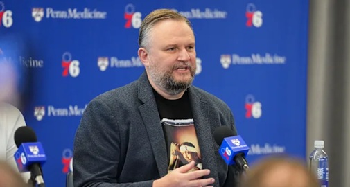 Daryl Morey, ex presidente de operaciones de los Sixers.