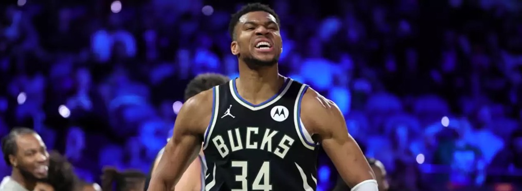 Giannis Antetokounmpo, estrella de Milwaukee Bucks.