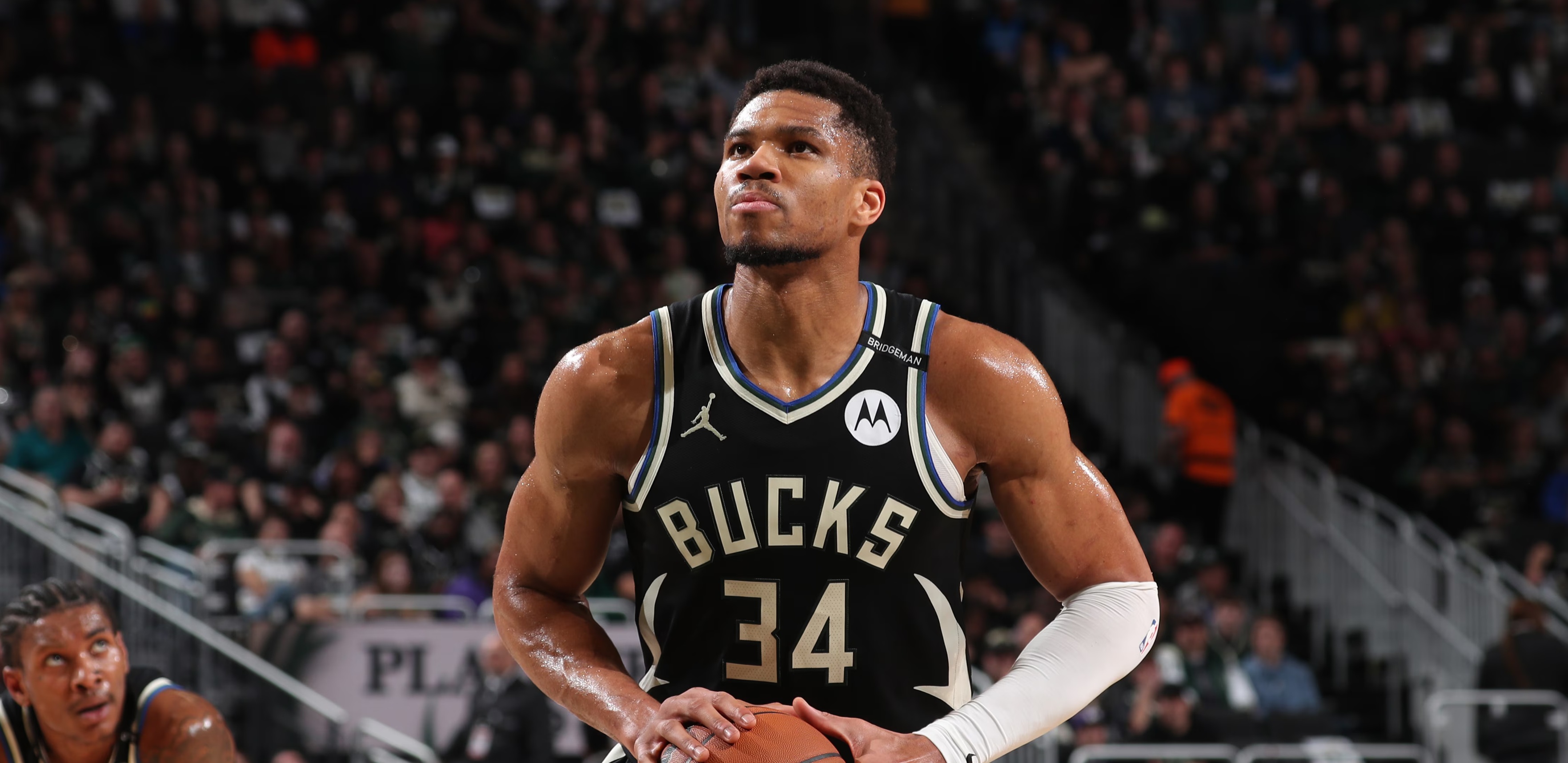 Giannis Antetokounmpo, star of the Milwaukee Bucks.