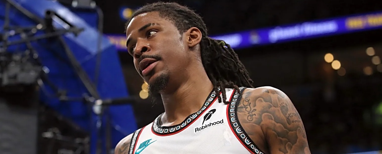 Ja Morant, Memphis Grizzlies star.