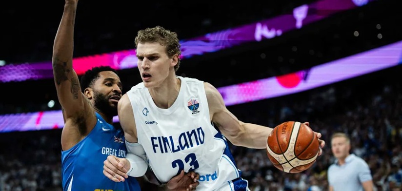 Lauri Markkanen se está saliendo en el Eurobasket 2025