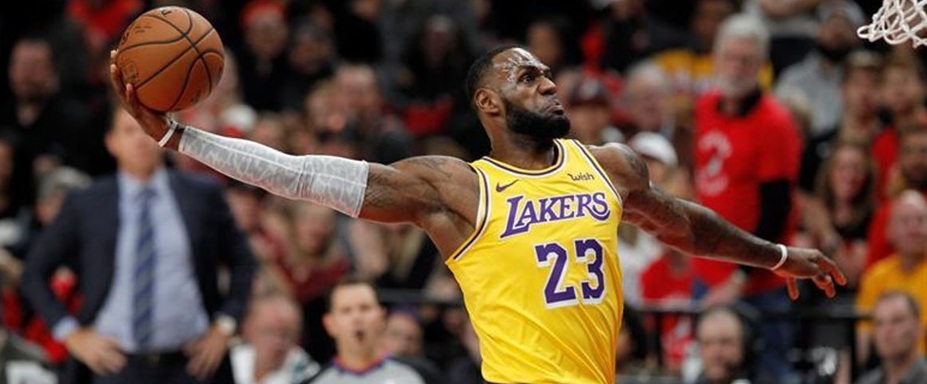 LeBron James, Los Angeles Lakers player.