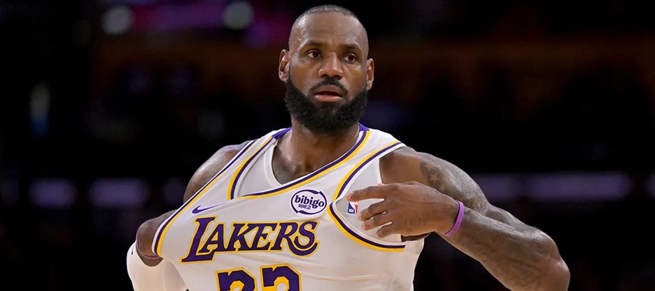 LeBron James, Los Angeles Lakers player.