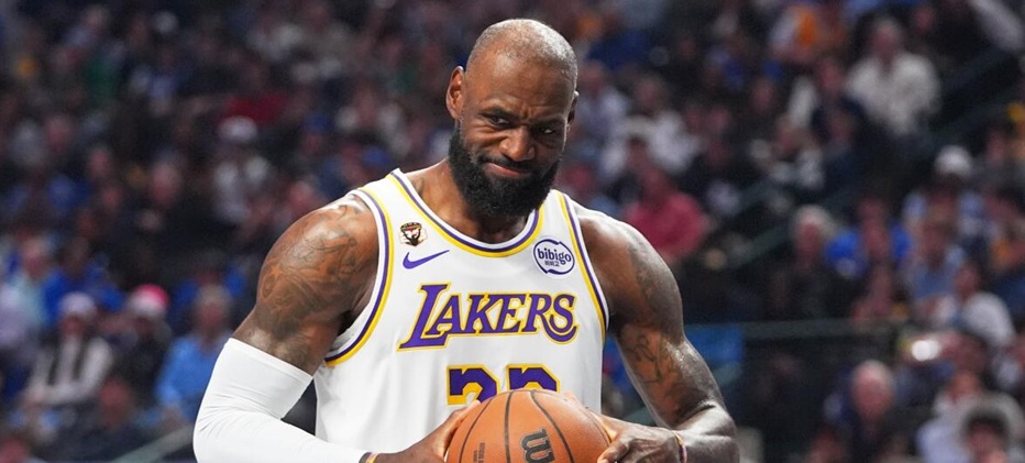 LeBron James, jugador de Los Angeles Lakers.