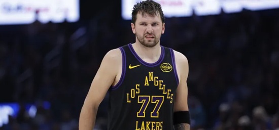 Luka Doncic, estrella de Los Angeles Lakers.