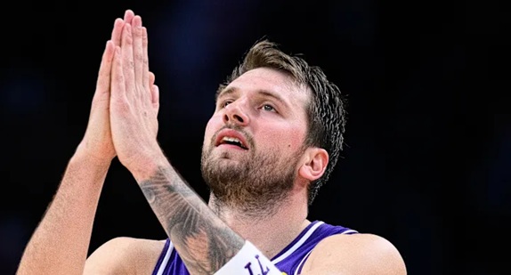 Luka Doncic, estrella de Los Angeles Lakers.