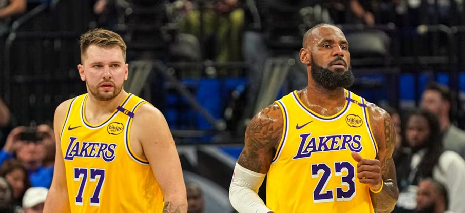 Luka Doncic, estrella de Los Angeles Lakers.