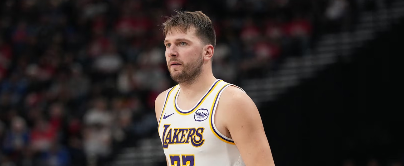 Luka Doncic, star of the Los Angeles Lakers.