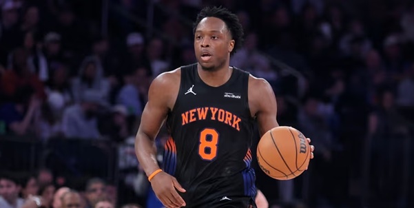 OG Anunoby, jugador de New York Knicks.