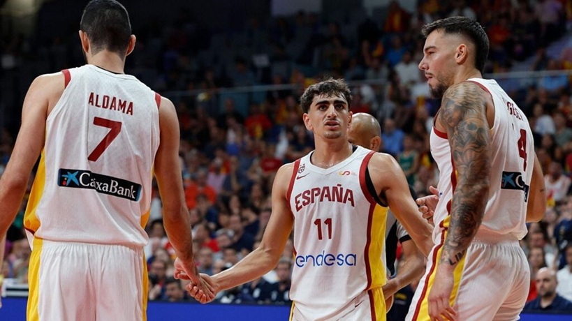 Spain gets its first victory in the Eurobasket 2025