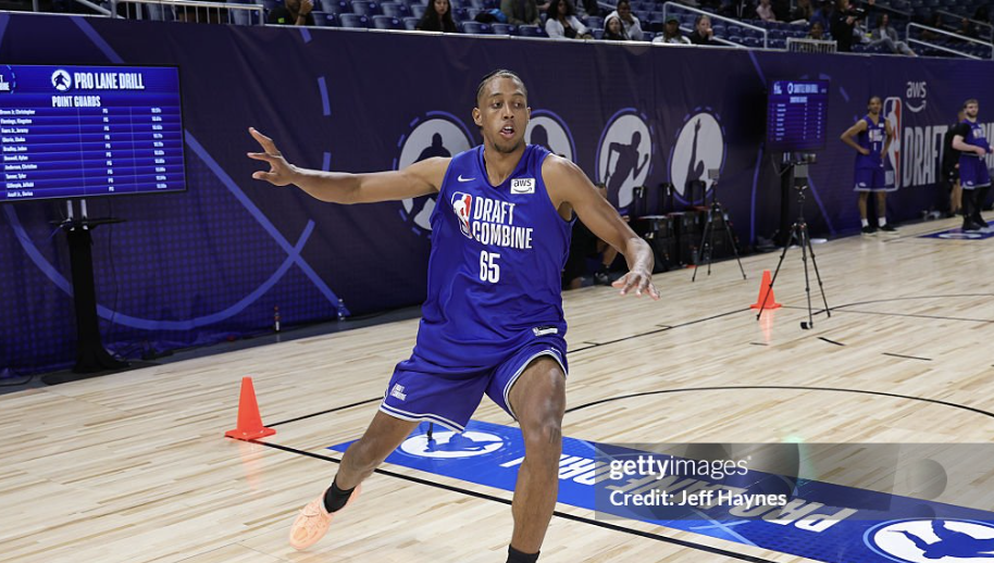Baba Miller, estrella del NBA Combine (Getty Images)