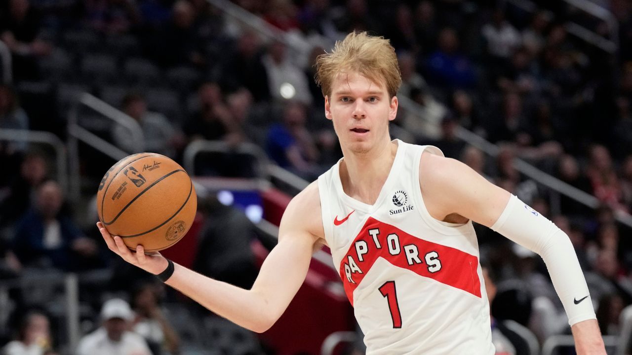 Gradey Dick, jugador de los Toronto Raptors