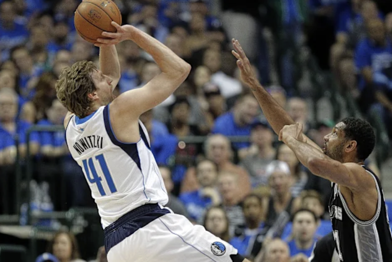 Dirk Nowitzki, NBA star.