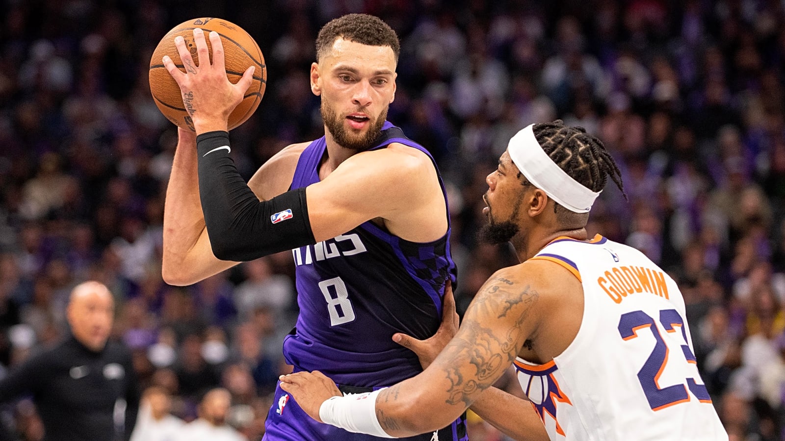 Zach LaVine, en un partido contra los Phoenix Suns