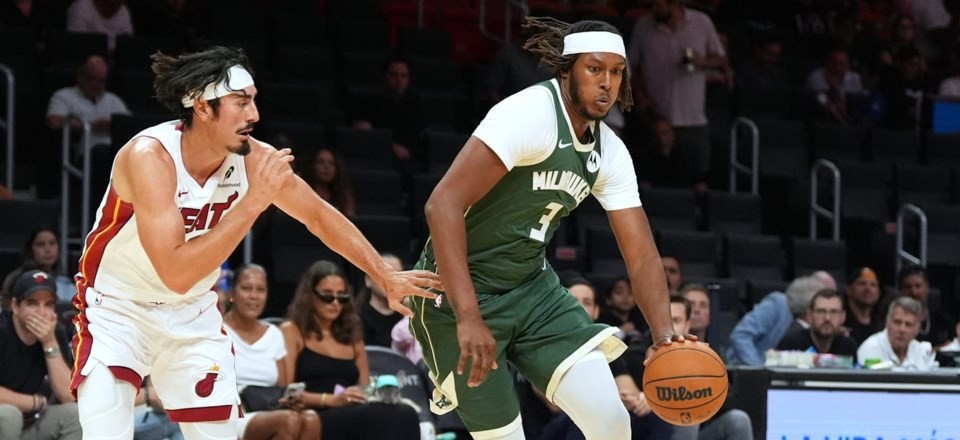 Myles Turner, starting center for the Milwaukee Bucks