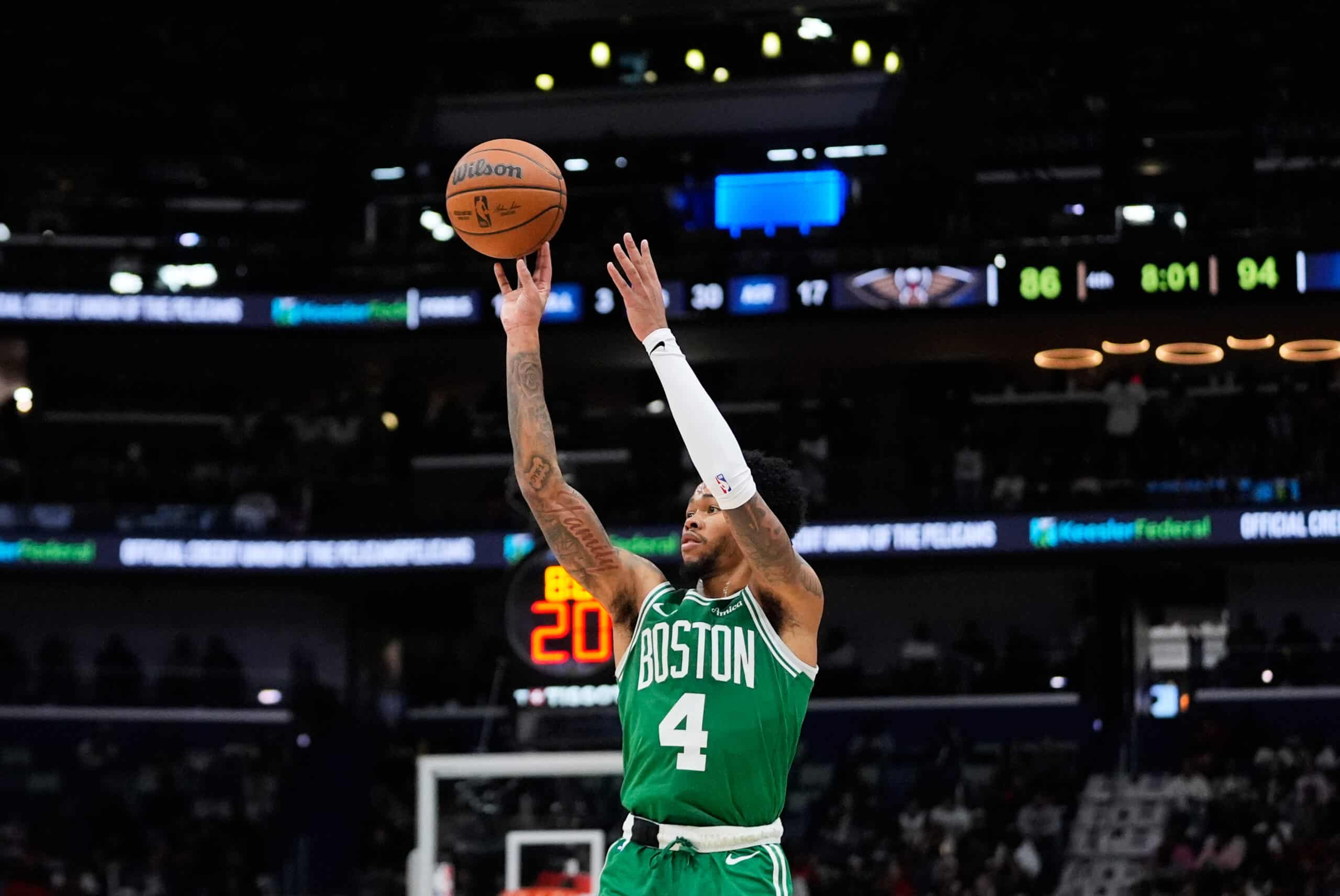 Anfernee Simons, jugador de los Boston Celtics