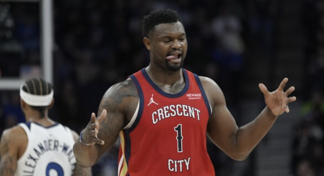 Zion Williamson, estrella de New Orleans Pelicans.