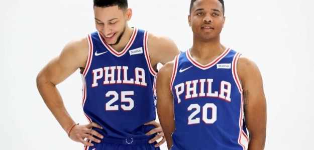 Ben Simmons y Markelle Fultz, jugadores de 76ers