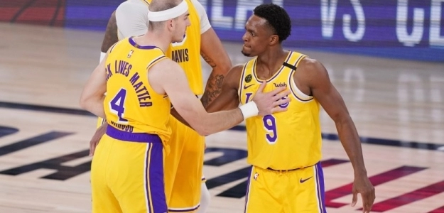 Alex Caruso, jugador de Los Angeles Lakers.