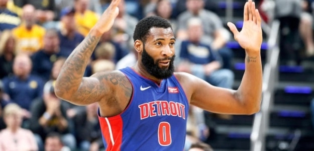 Reggie Jackson y Andre Drummond, jugadores de Detroit Pistons.