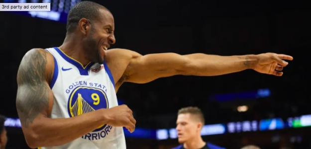 Andre Iguodala, junto a Stephen Curry, en un Heat-Warriors de la pasada campaña.