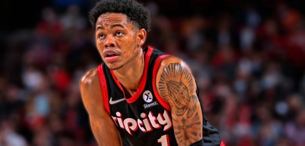 Anfernee Simons, jugador de Portland Trail Blazers.