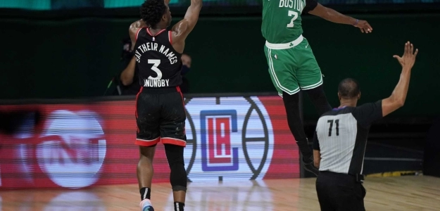 OG Anunoby gana en último segundo. Foto: gettyimages