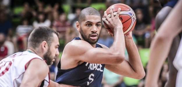 Nico Batum, jugador de Francia. 
