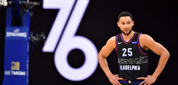 Ben Simmons, todavía jugador de Philadelphia 76ers.