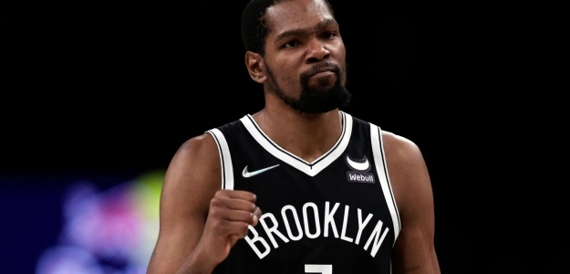 Kevin Durant, sobreesfuerzo con Brooklyn Nets. Foto: gettyimages