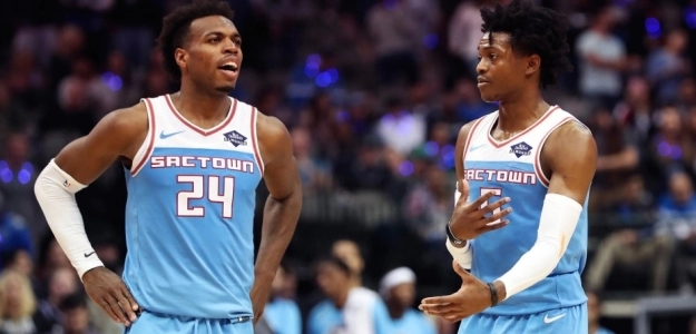 De'Aaron Fox y Buddy Hield, principales estrellas de Sacramento Kings.